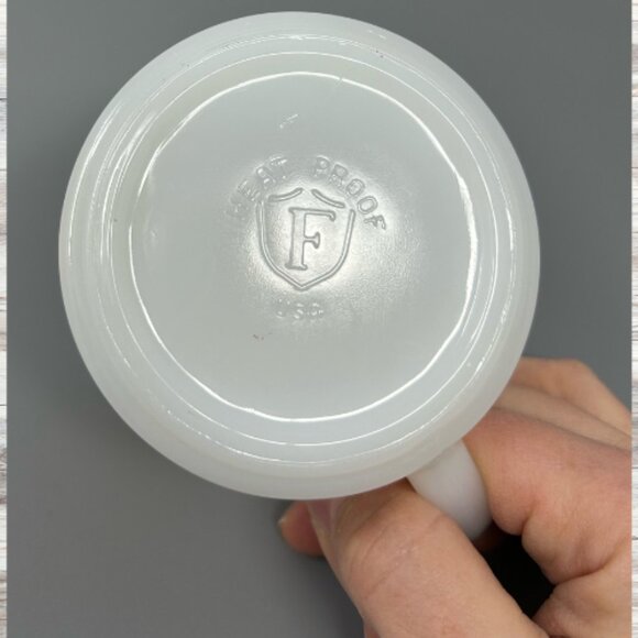 Vintage 1950s Bowlers Mug Federal Glass - Picture 7 of 8